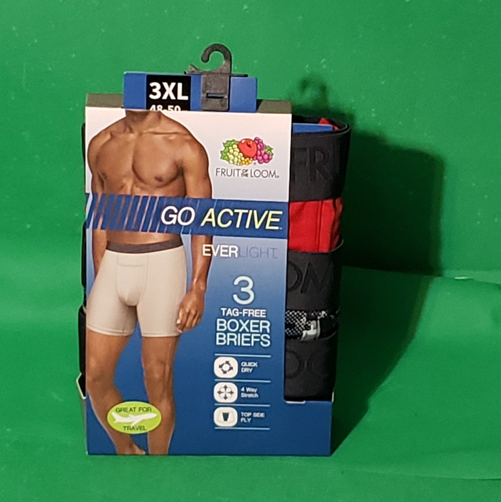 Fruit of the loomed active 3XL 3pack briefs